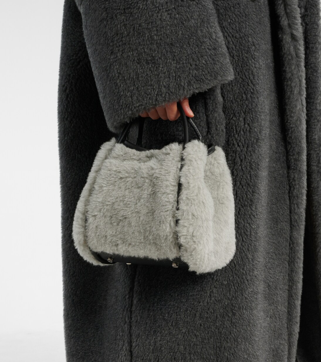 Tote Bag Marine Small mit Leder | Max Mara