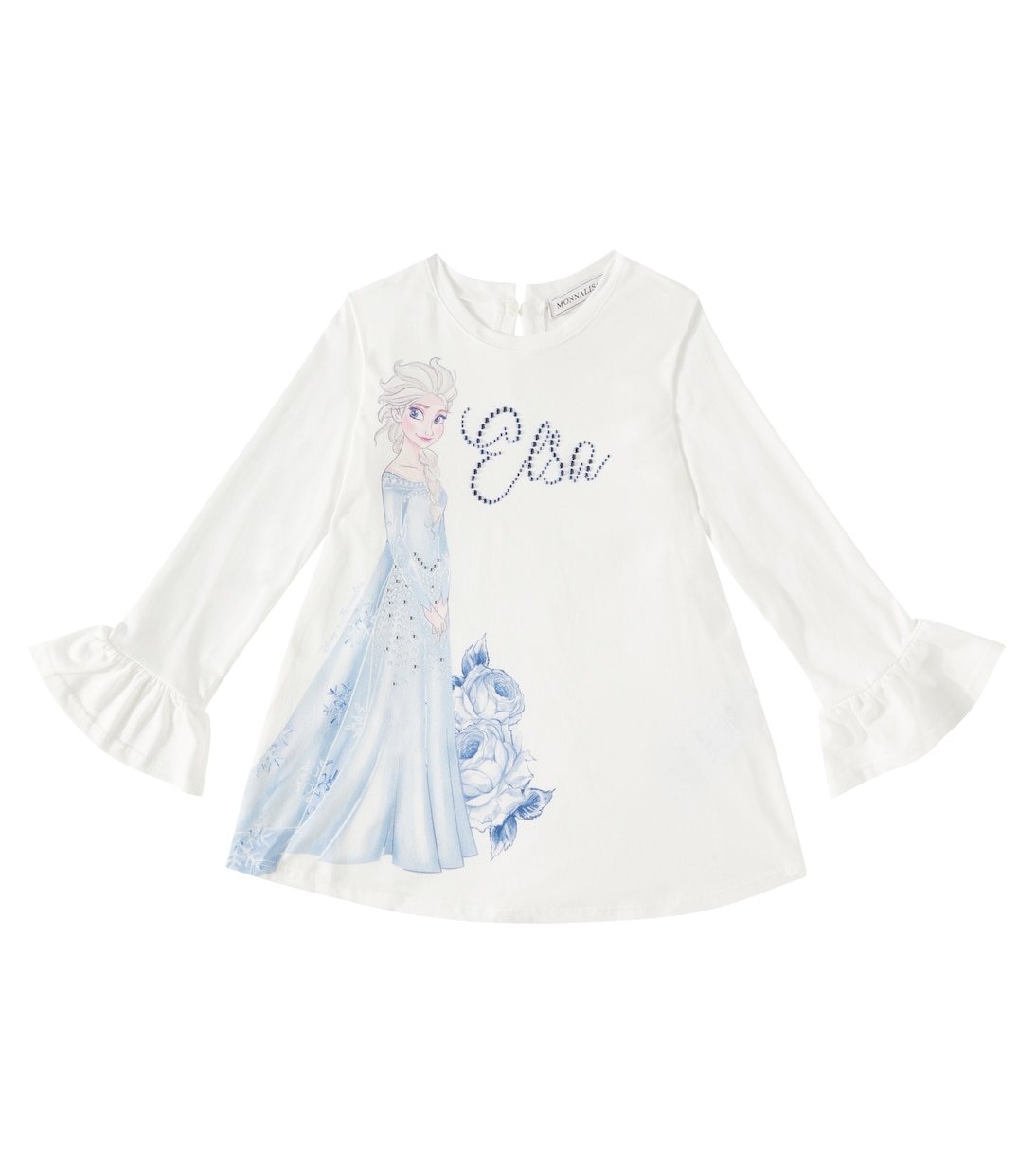 x Disney® printed cotton top | Monnalisa