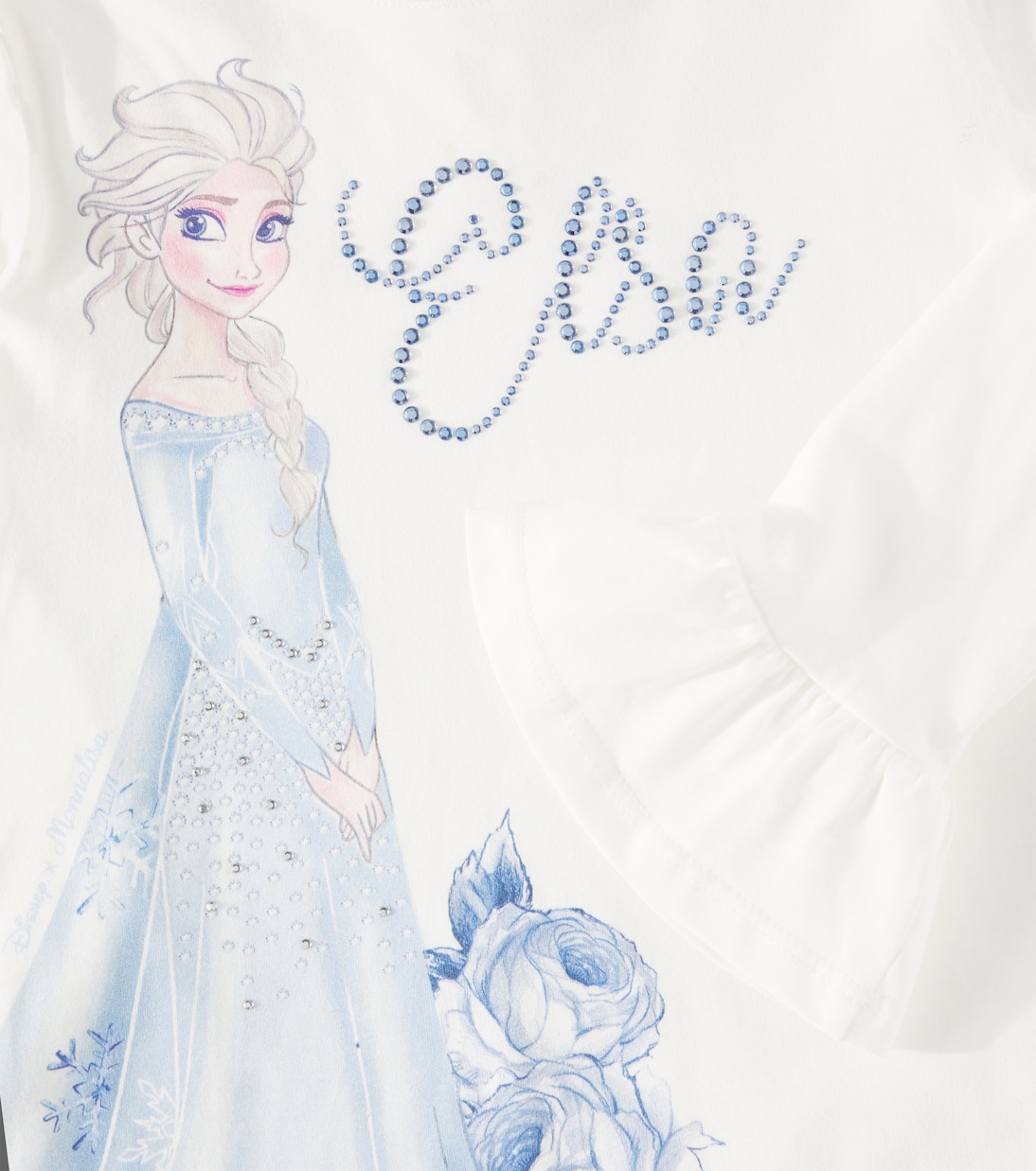 x Disney® printed cotton top | Monnalisa