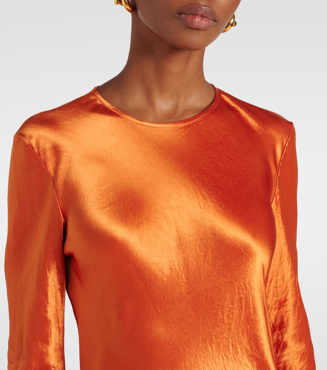 Robe longue Elogio en satin | Max Mara