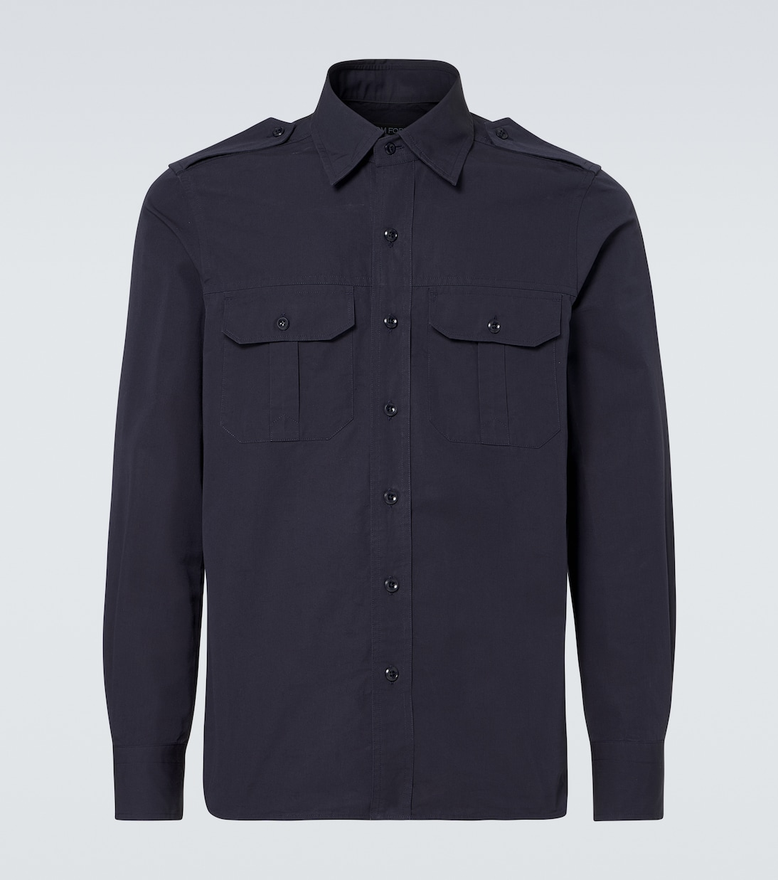Cotton and silk poplin shirt | Tom Ford