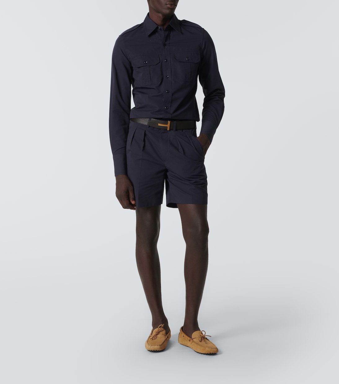 Cotton and silk poplin shirt | Tom Ford