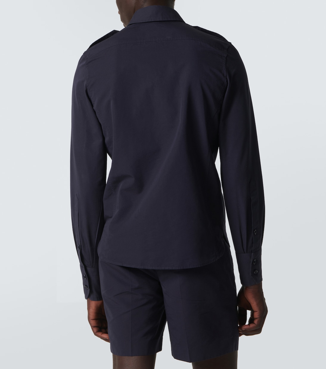 Cotton and silk poplin shirt | Tom Ford