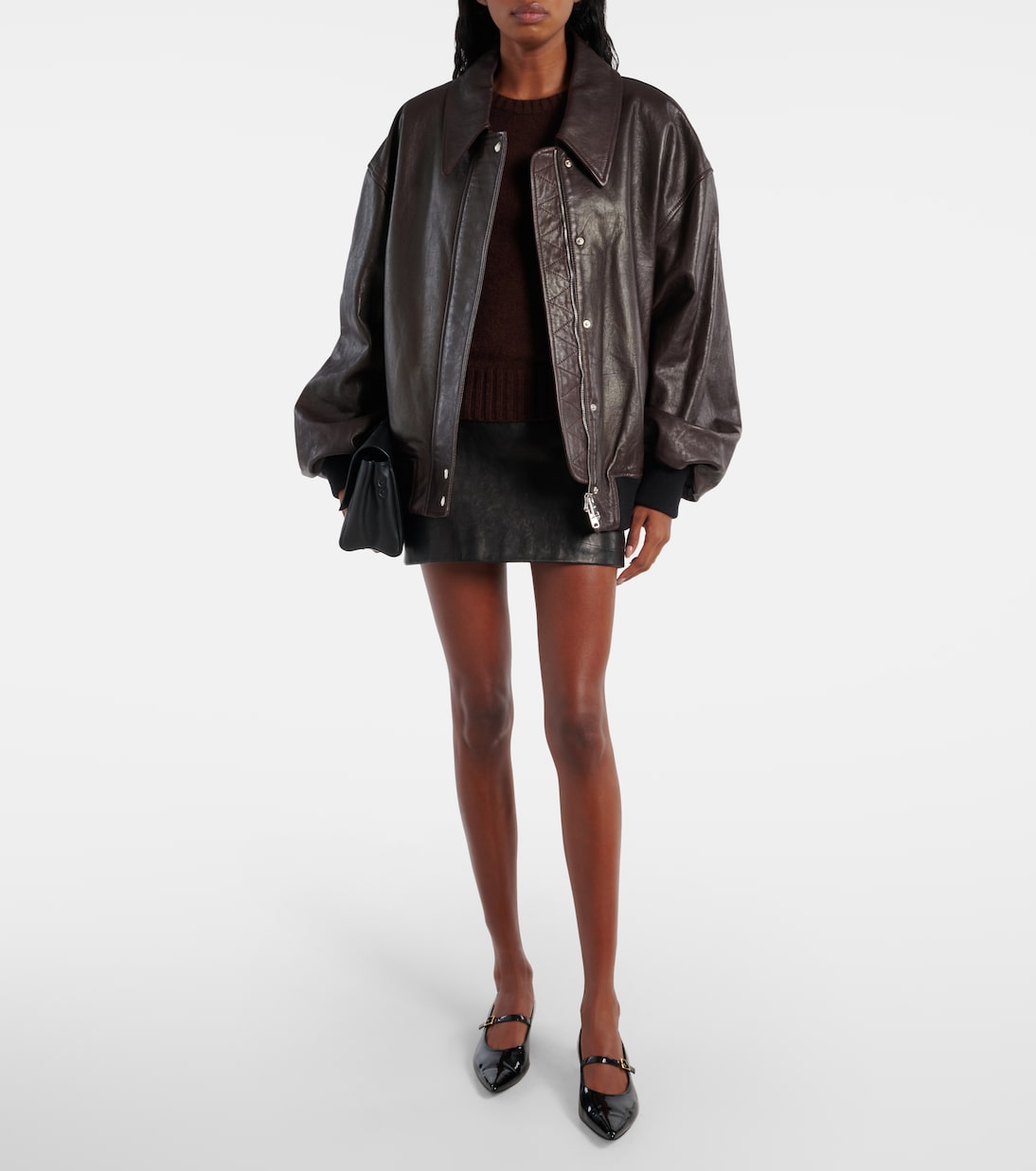 Shelman leather blouson | Khaite