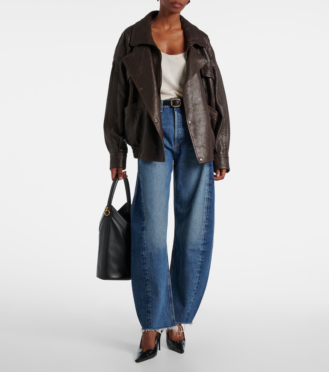 High-Rise Barrel Jeans Luna | Agolde
