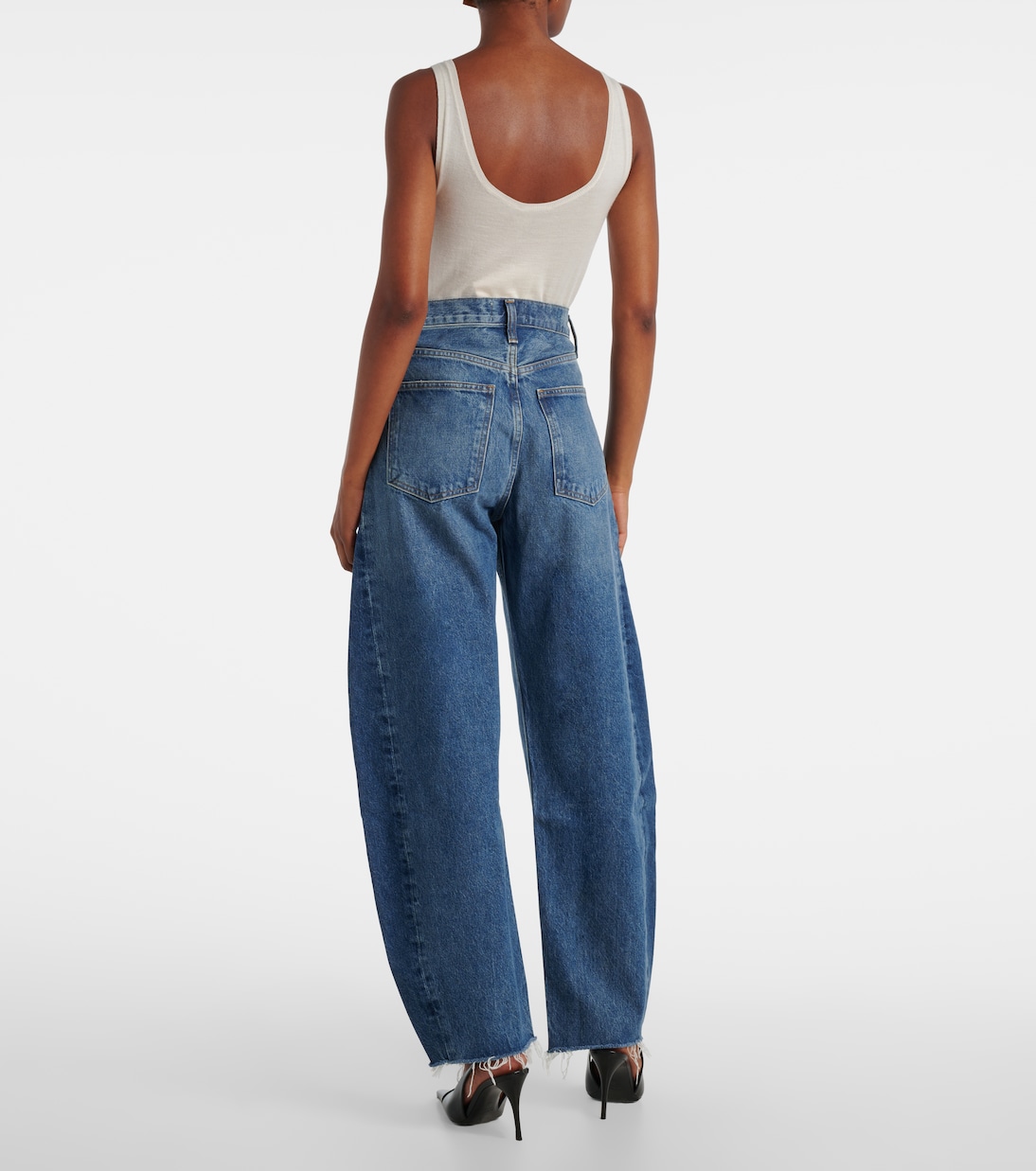 High-Rise Barrel Jeans Luna | Agolde