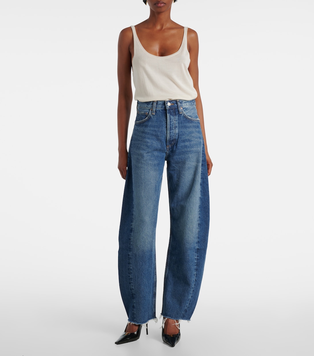 High-Rise Barrel Jeans Luna | Agolde