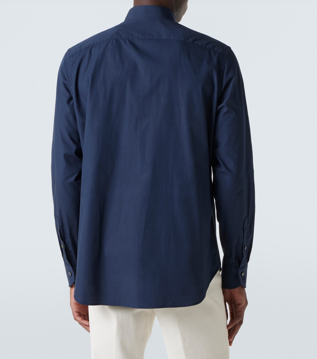 Camisa de popelín de algodón | Canali