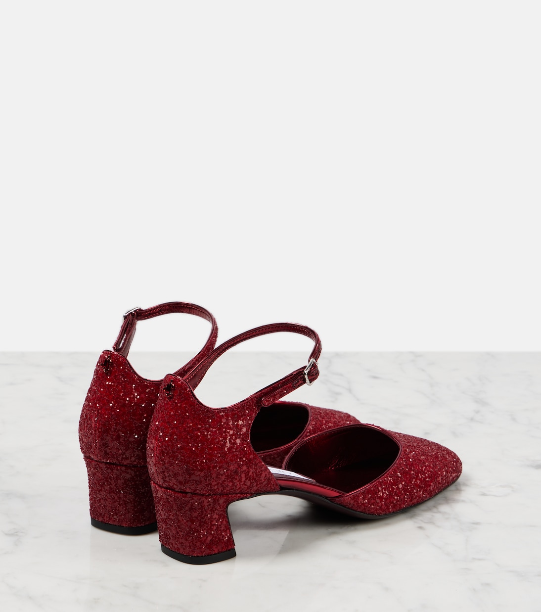 Pixie 45 glitter pumps | Jimmy Choo