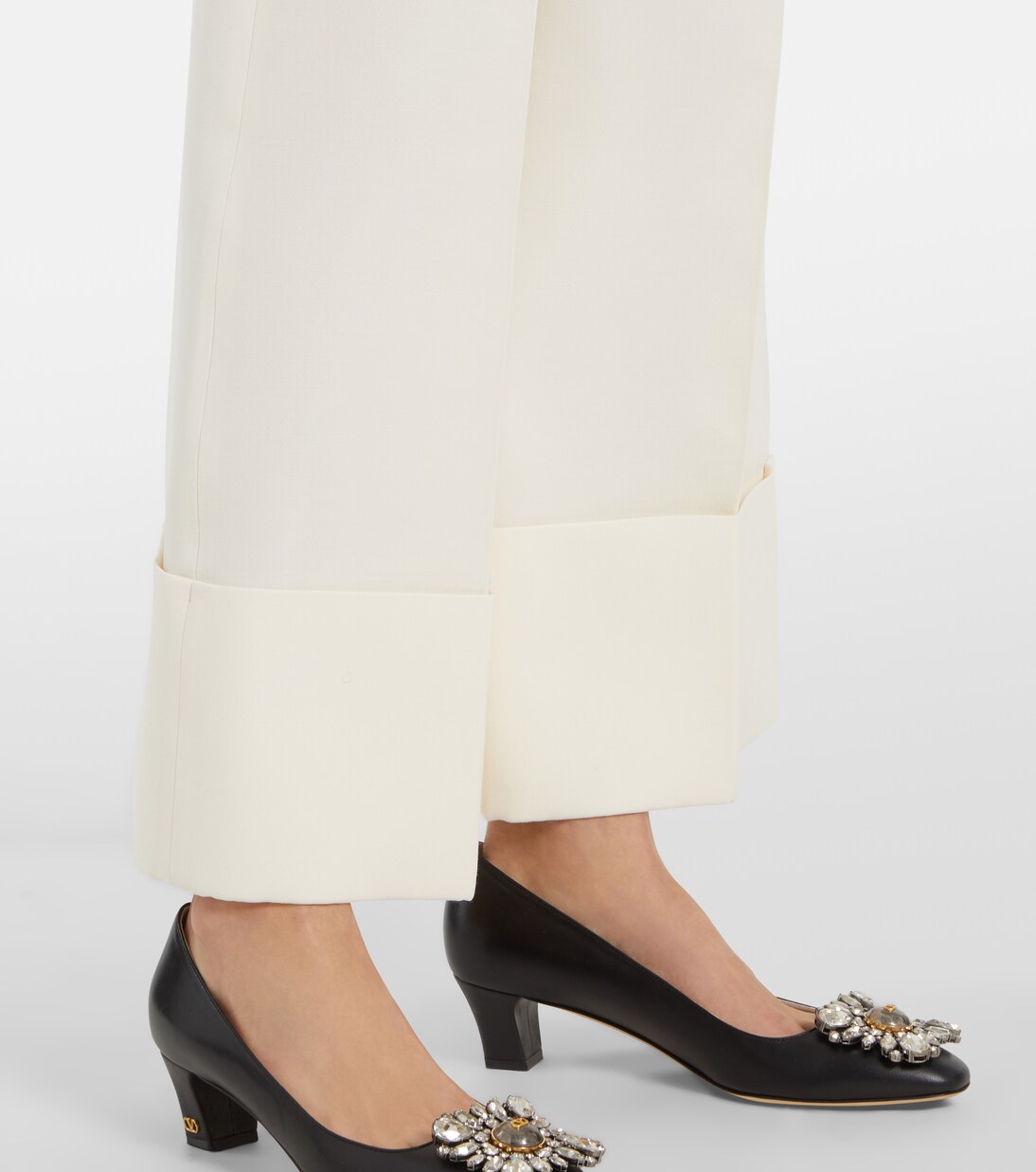 Pantalon ample en Crepe Couture | Valentino