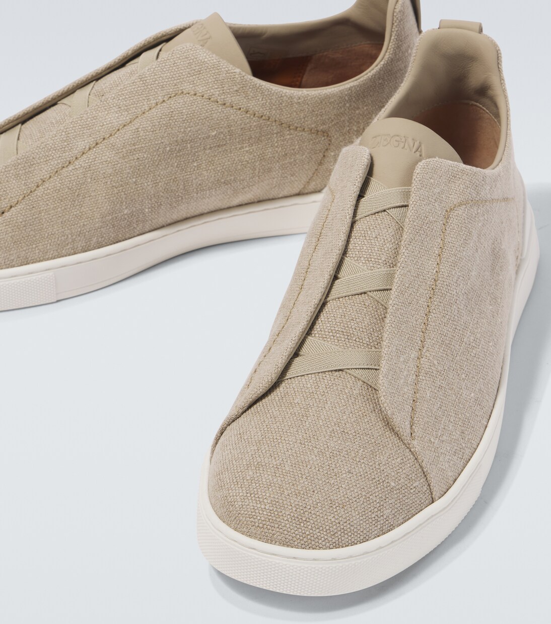 Triple Stitch canvas sneakers | Zegna