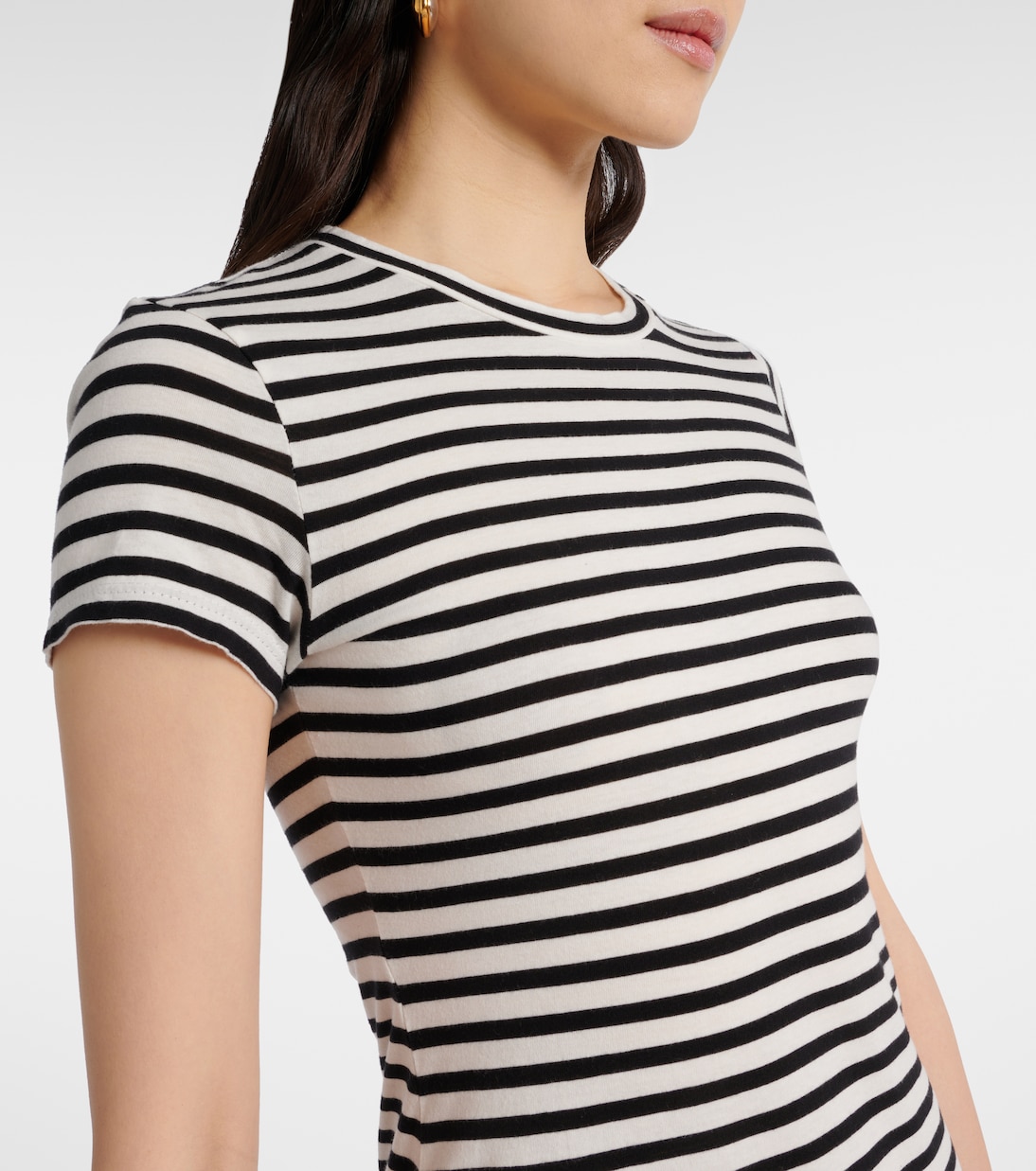 Vestido largo de algodón a rayas | Nili Lotan