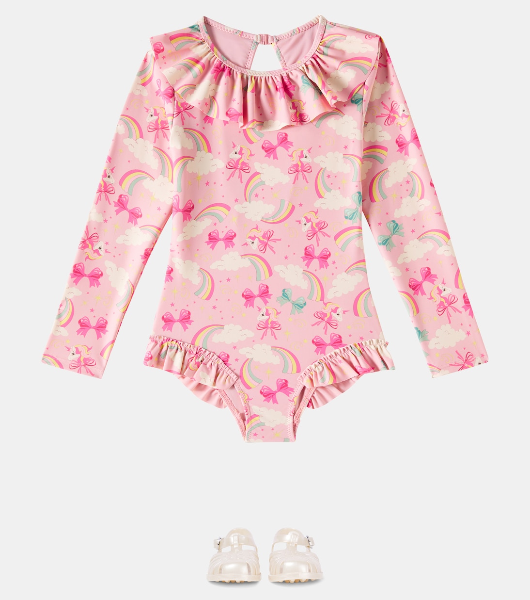 Manuca printed ruffled swimsuit | Konges Sløjd