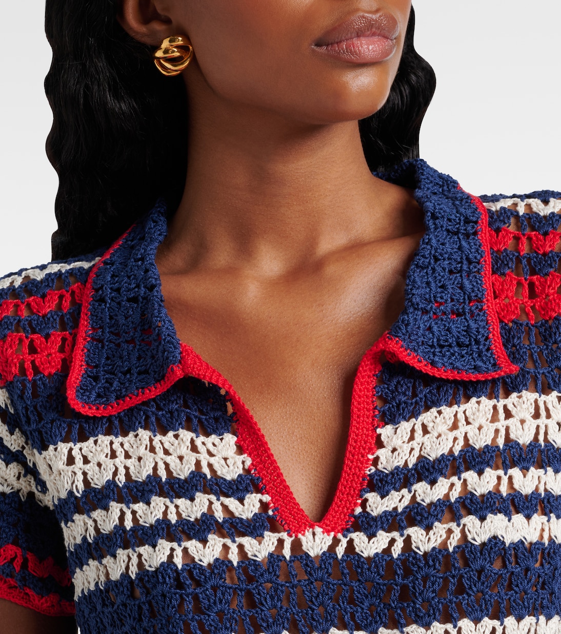 Cropped-Top aus Häkelstrick | Anna Kosturova