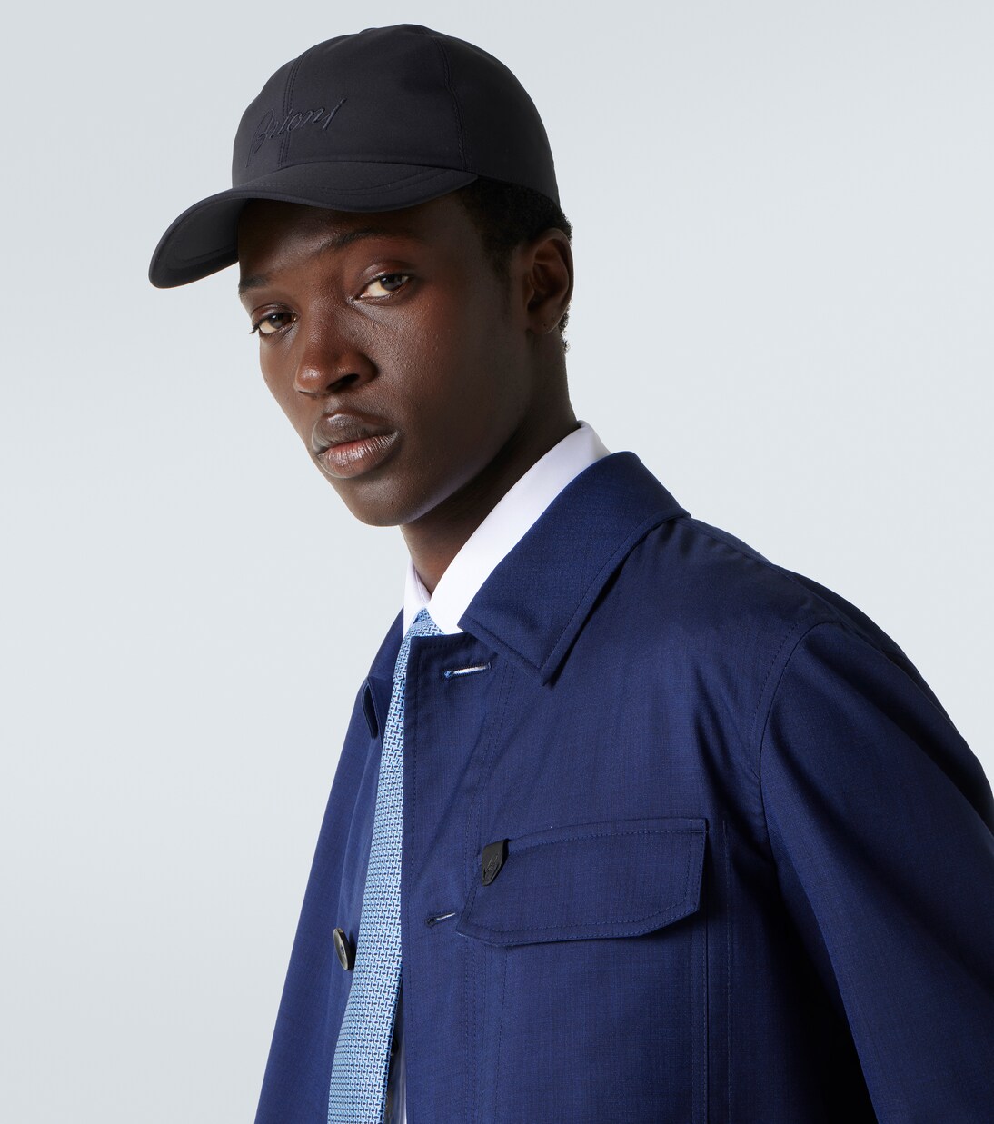 Performa logo embroidered baseball cap | Brioni