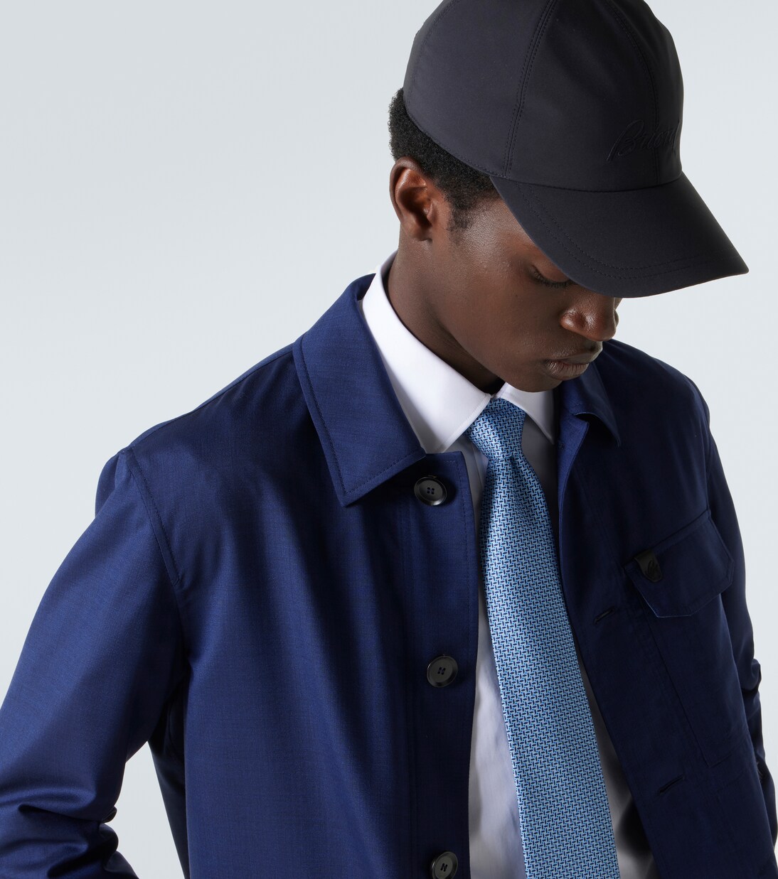 Performa logo embroidered baseball cap | Brioni