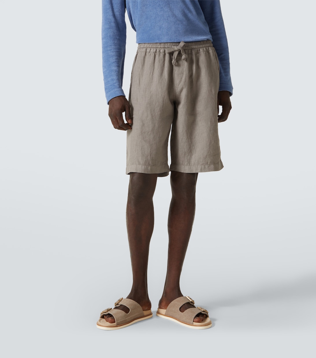 Vico linen Bermuda shorts  | Fedeli