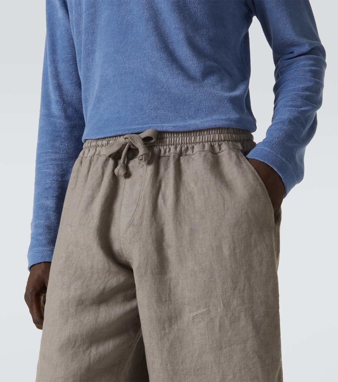 Vico linen Bermuda shorts  | Fedeli