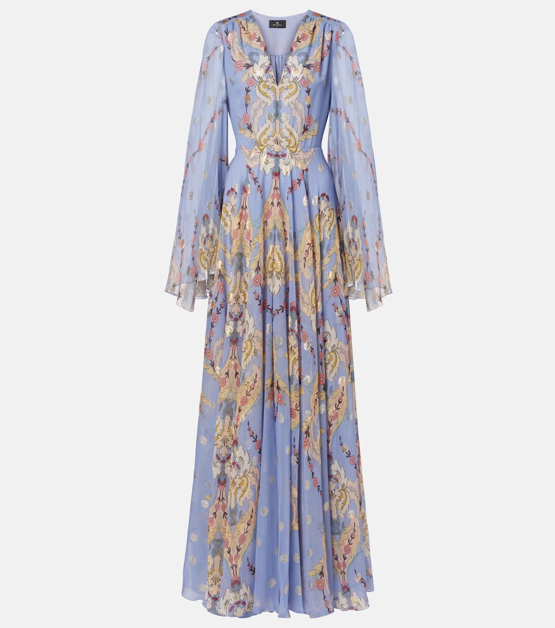 Floral silk georgette gown | Etro