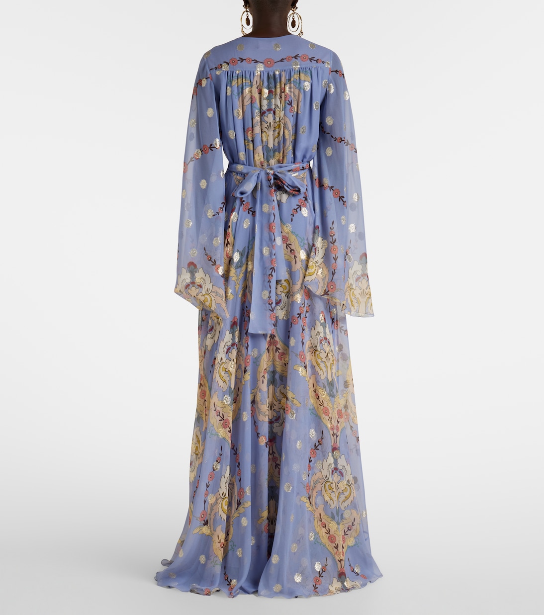 Floral silk georgette gown | Etro