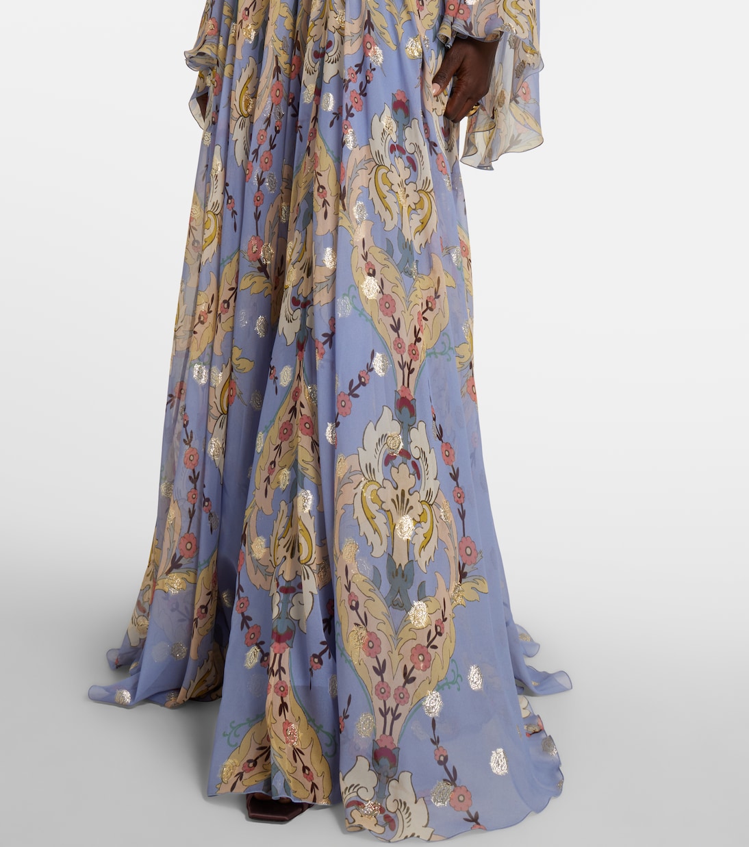 Floral silk georgette gown | Etro