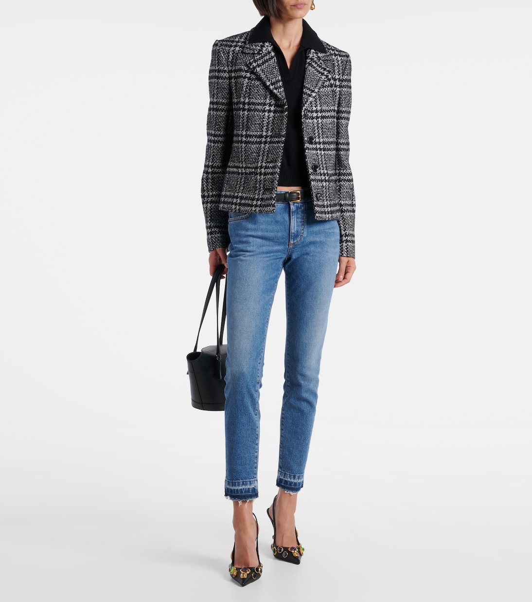 Jean skinny à taille basse | Dolce&Gabbana