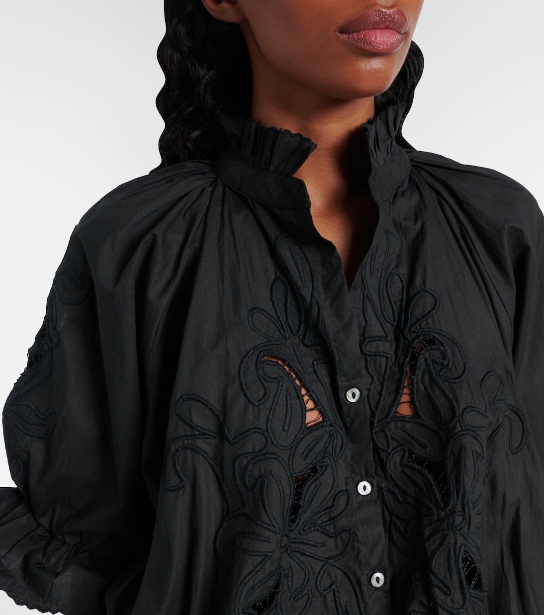 Abito corto in popeline di cotone | Juliet Dunn