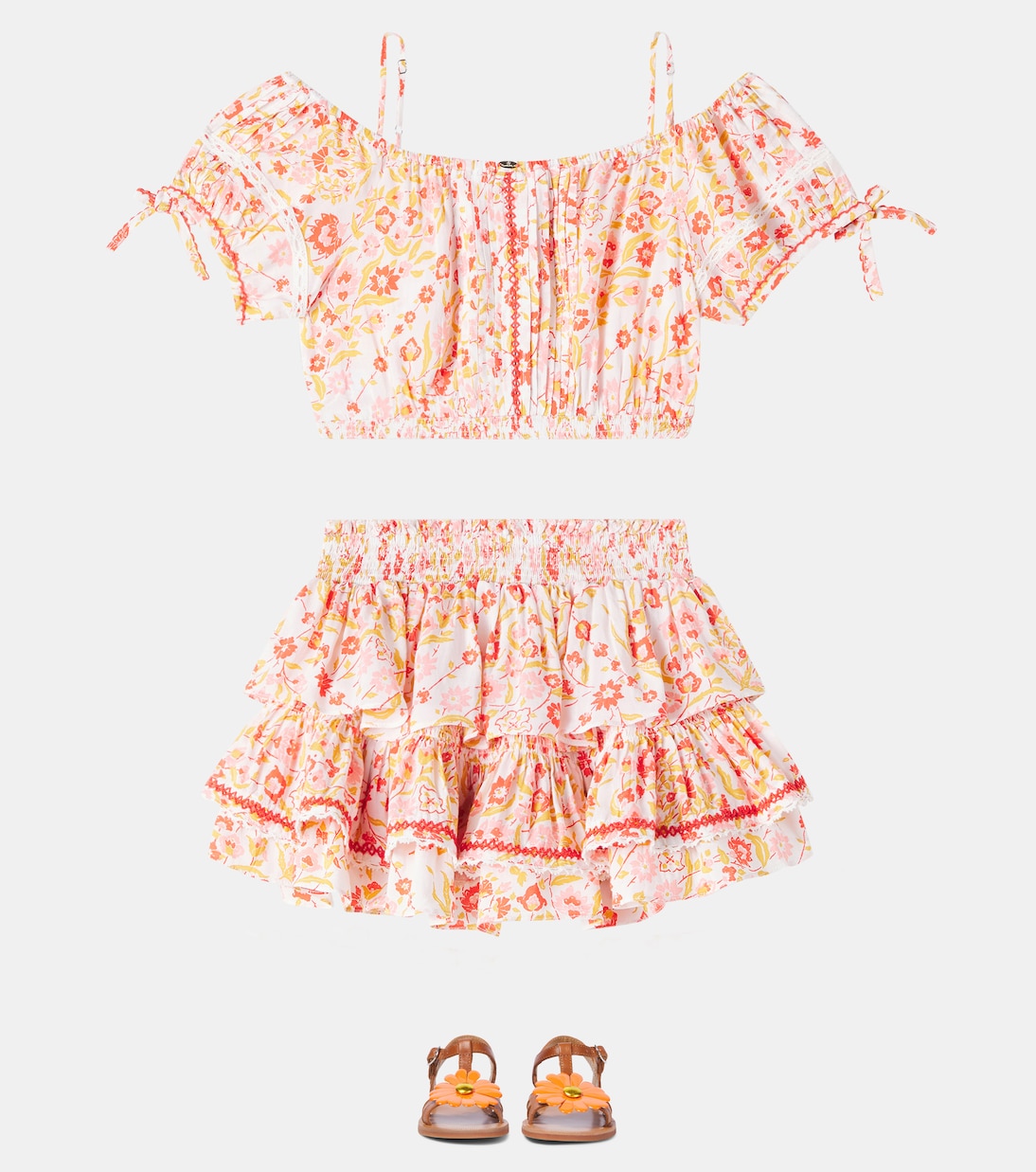 Cropped-Top Bonny | Poupette St Barth Kids