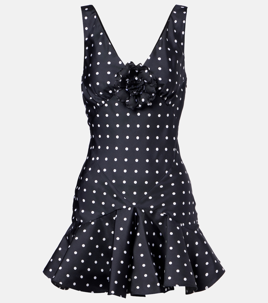 Minikleid aus Seiden-Twill | Rodarte