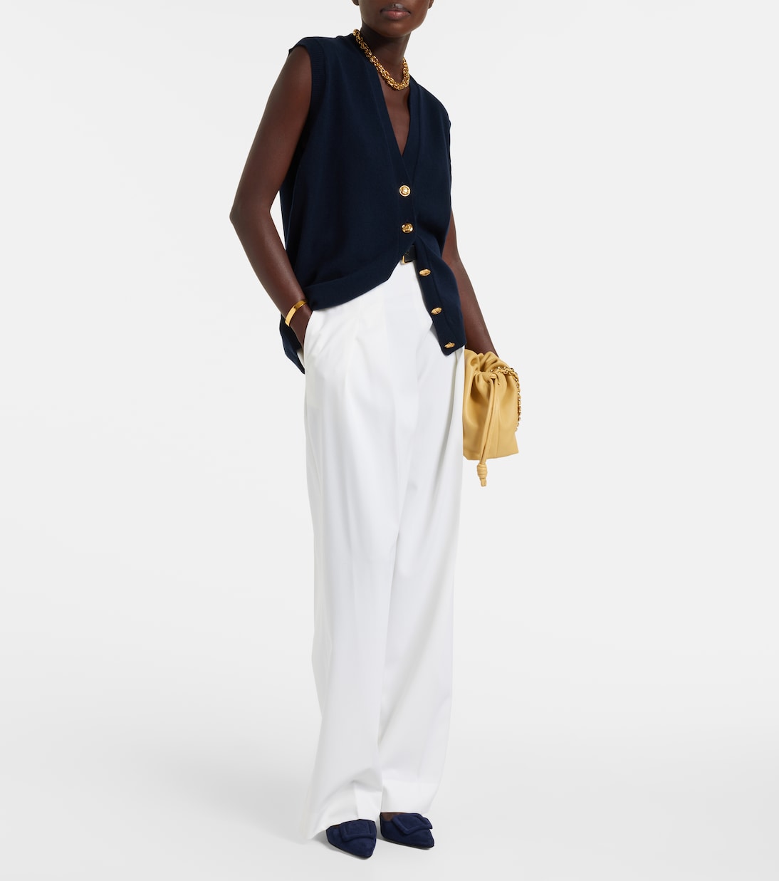 Highland wool and cashmere vest | Blazé Milano