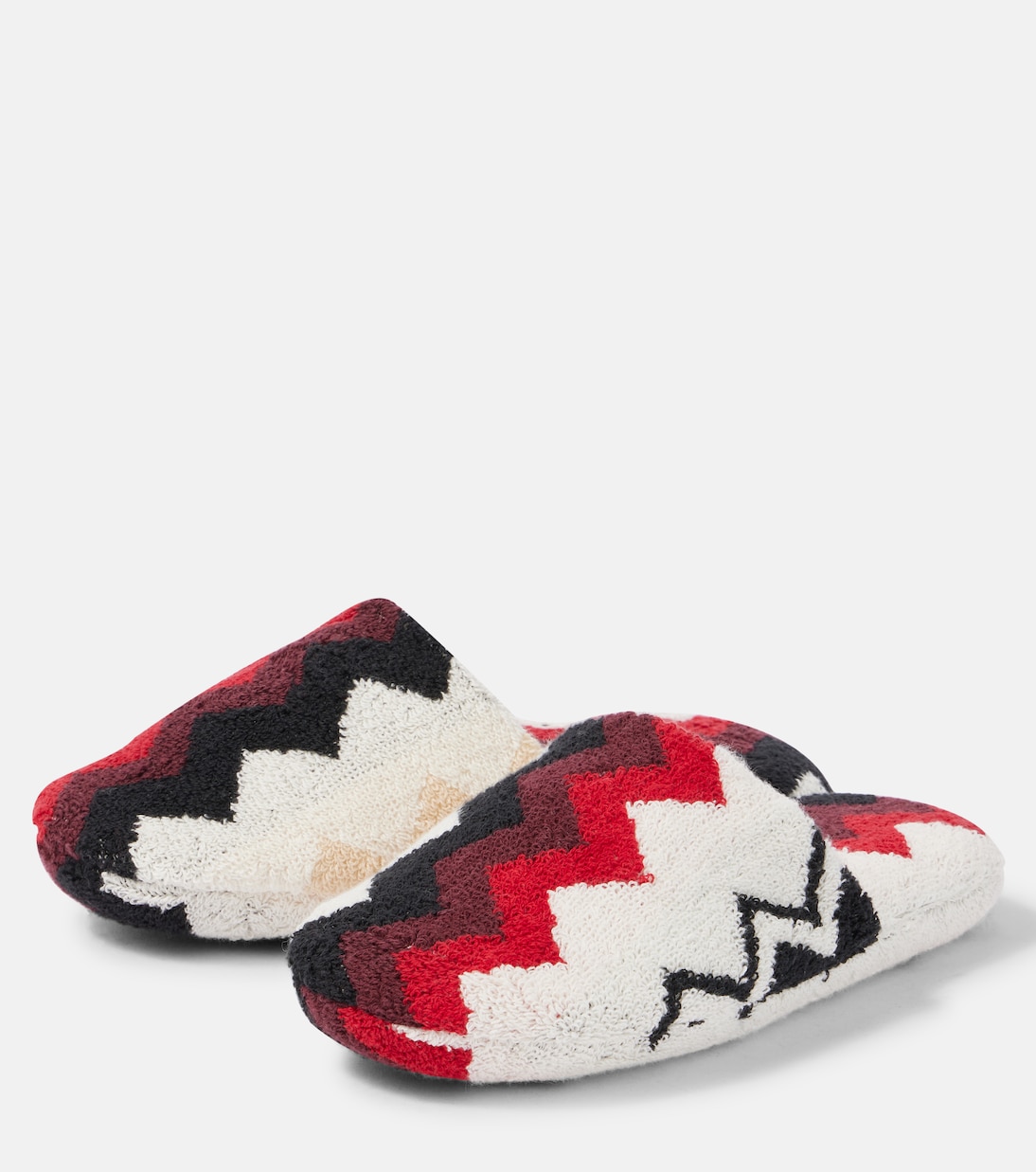 Zigzag cotton terry house shoes | Missoni