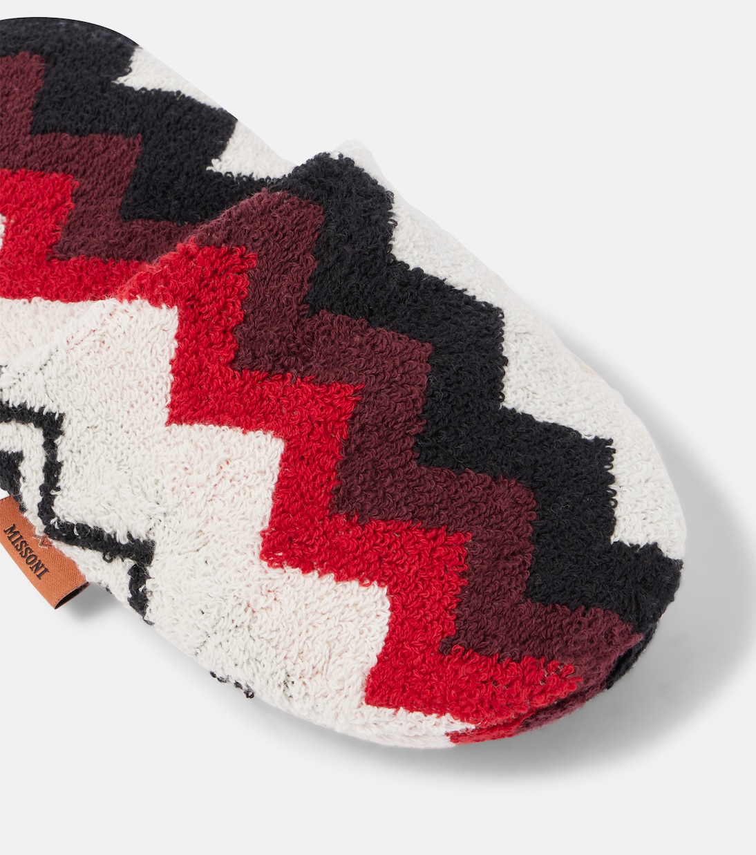Zigzag cotton terry house shoes | Missoni