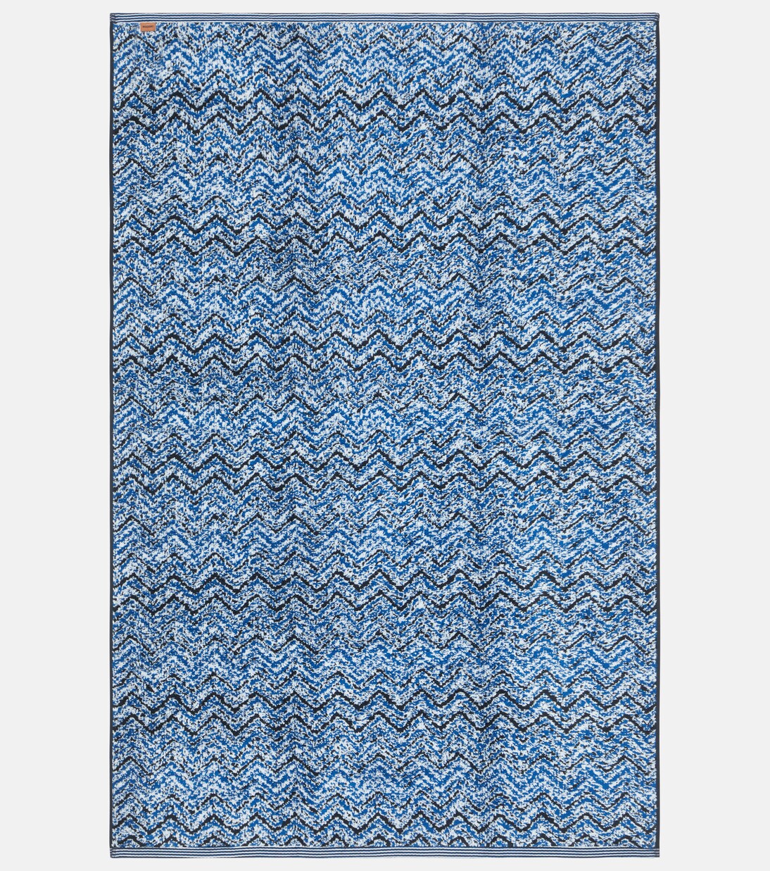 Azul Zigzag cotton terry beach towel | Missoni