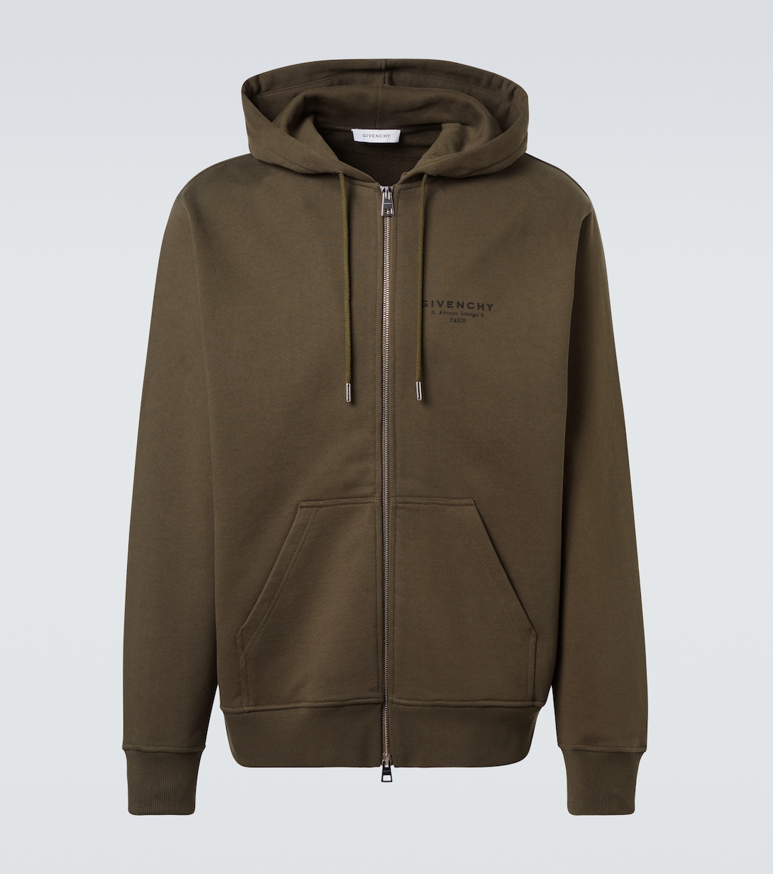 Givenchy Stamp cotton fleece hoodie | Givenchy