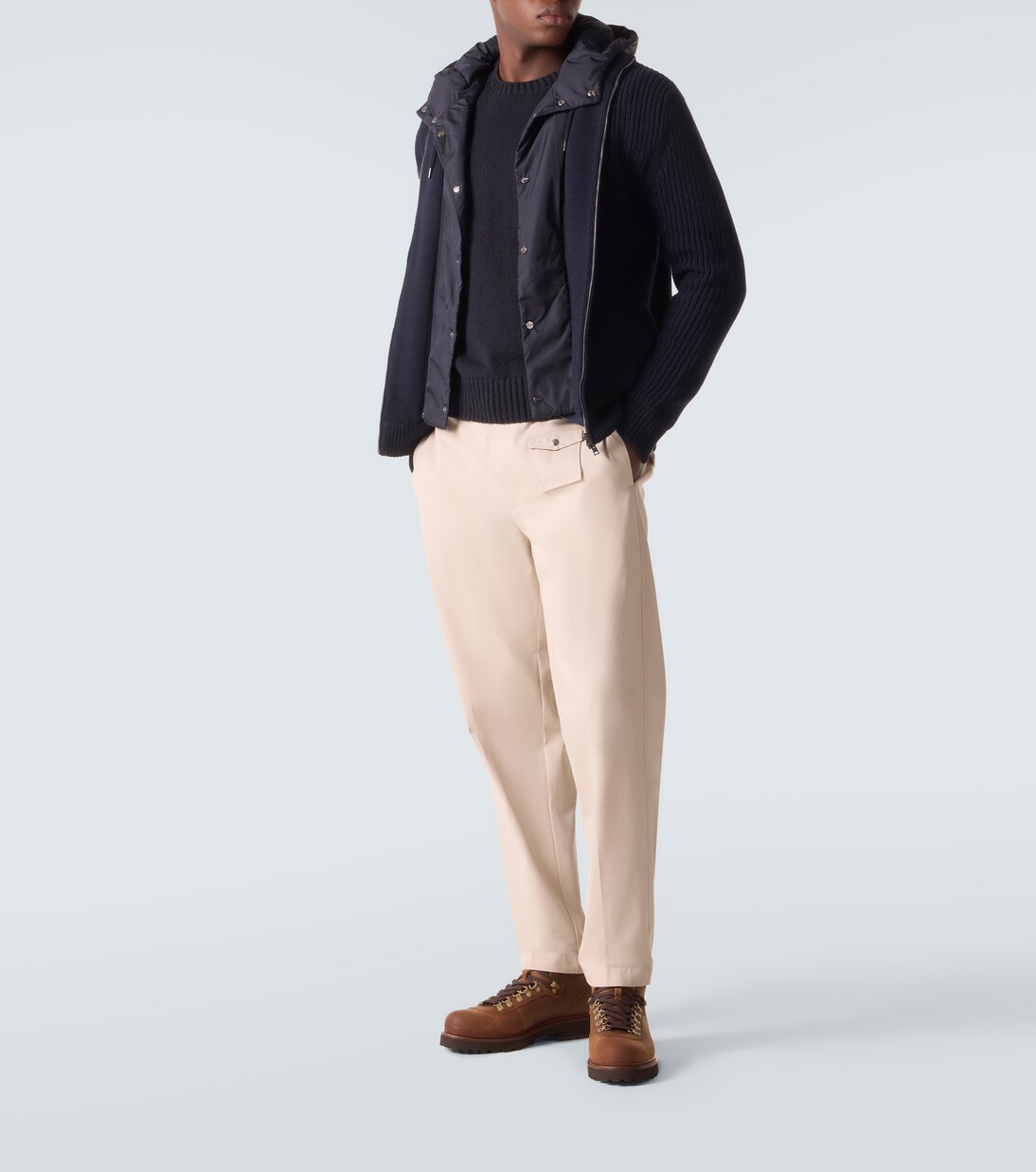 Ribbed-knit wool jacket | Herno