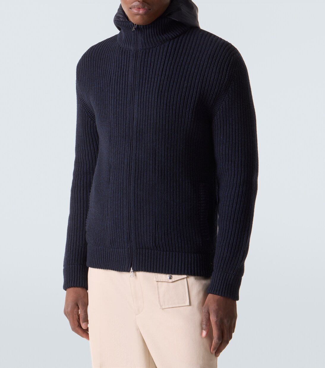 Ribbed-knit wool jacket | Herno