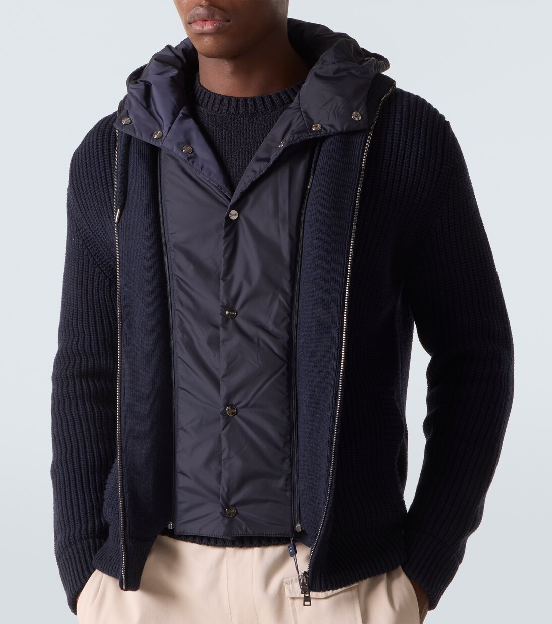 Ribbed-knit wool jacket | Herno