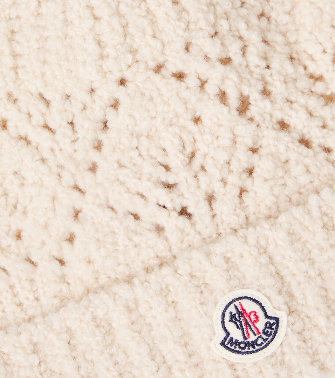 Logo wool-blend beanie | Moncler Enfant