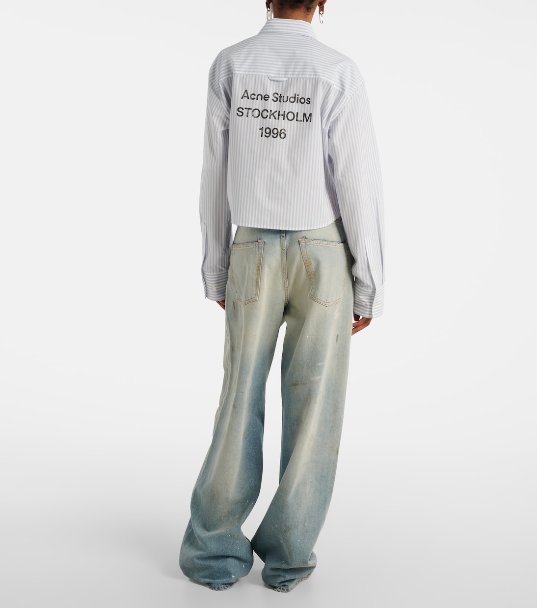 Cropped-Hemd aus Baumwolle | Acne Studios