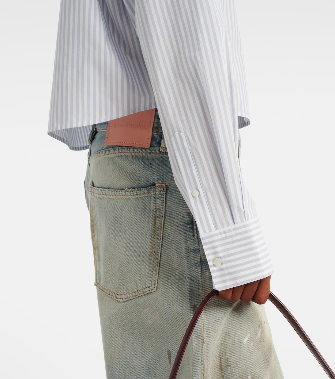 Cropped-Hemd aus Baumwolle | Acne Studios