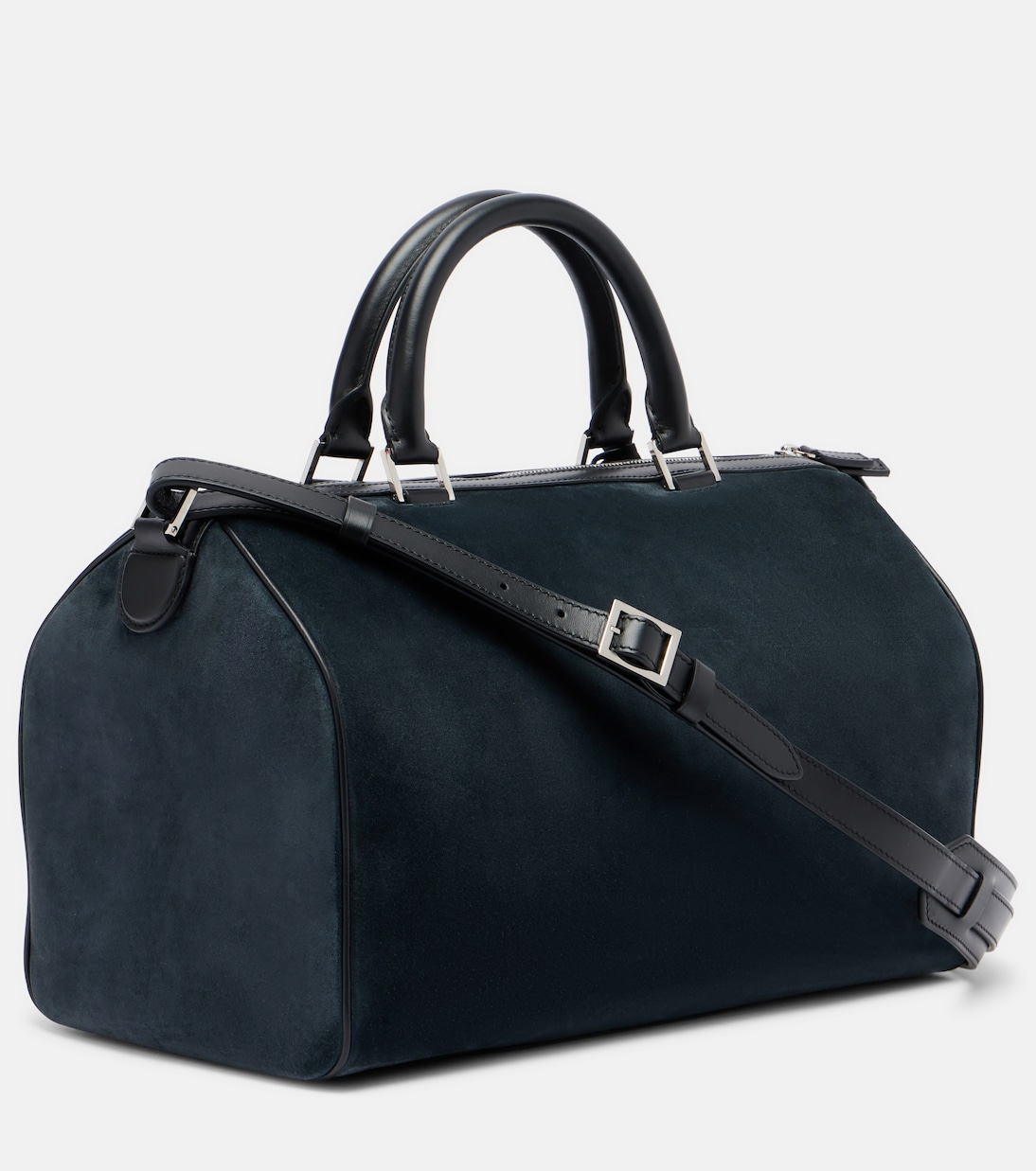 Varsovia floral-appliqué suede duffel bag | Magda Butrym