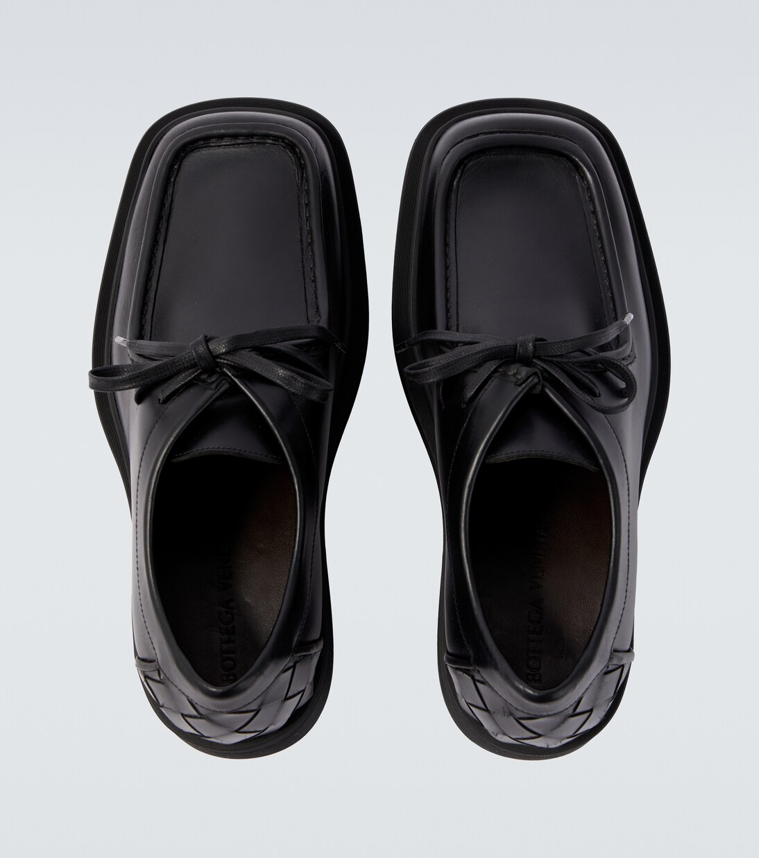 Ben Intrecciato leather Derby shoes | Bottega Veneta