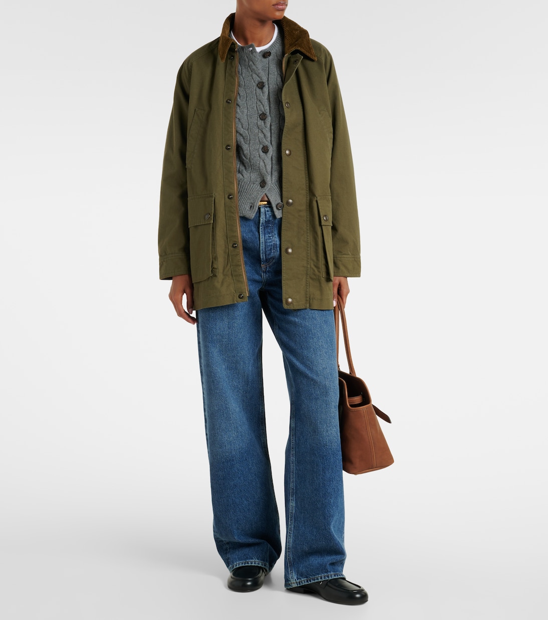 Cable-knit wool and cashmere cardigan | Polo Ralph Lauren