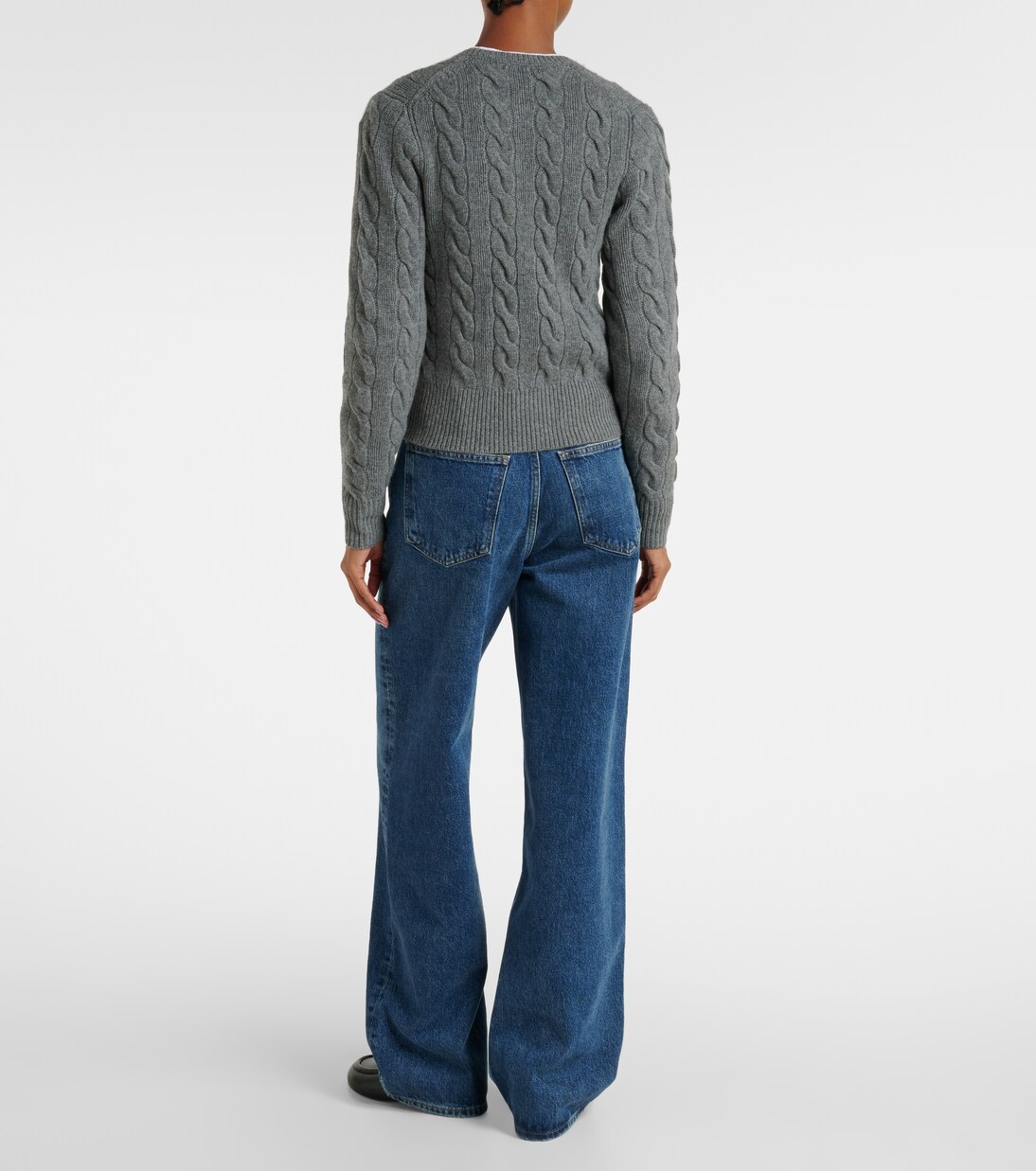 Cable-knit wool and cashmere cardigan | Polo Ralph Lauren