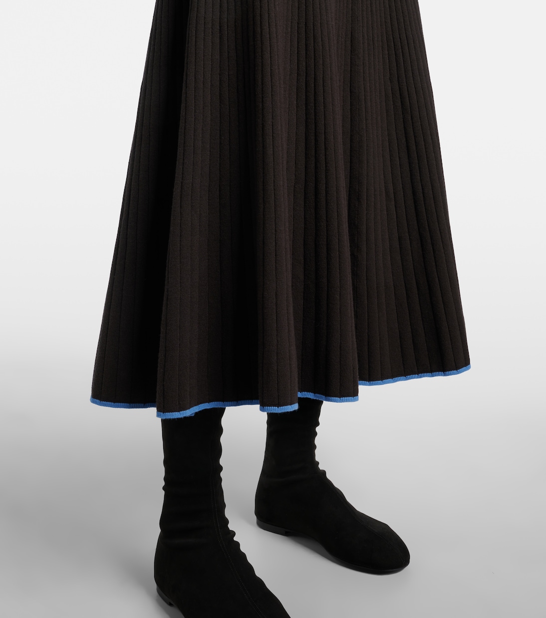 White Label Midirock Carly aus Rippstrick | Proenza Schouler