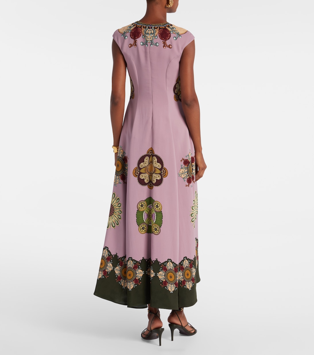 Vestido largo Park Ave estampado | La DoubleJ