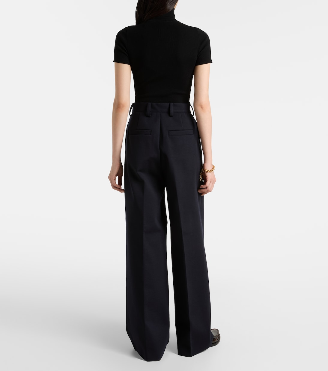 Pantalon Molo en laine et coton mélangés | Max Mara