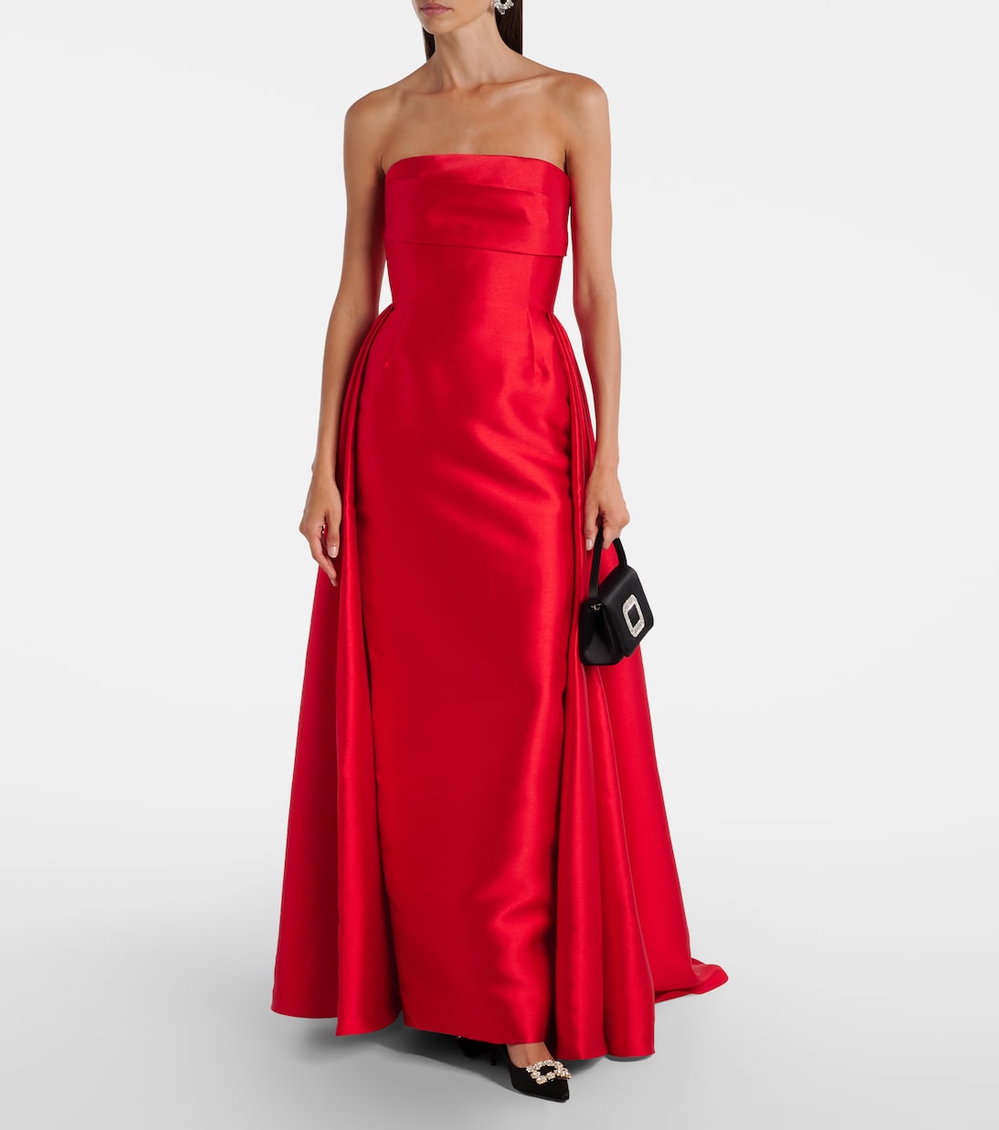 Robe longue en satin | Solace London