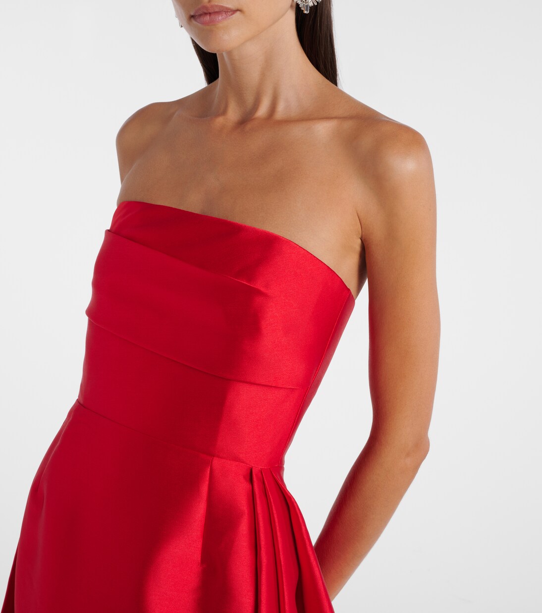 Robe longue en satin | Solace London