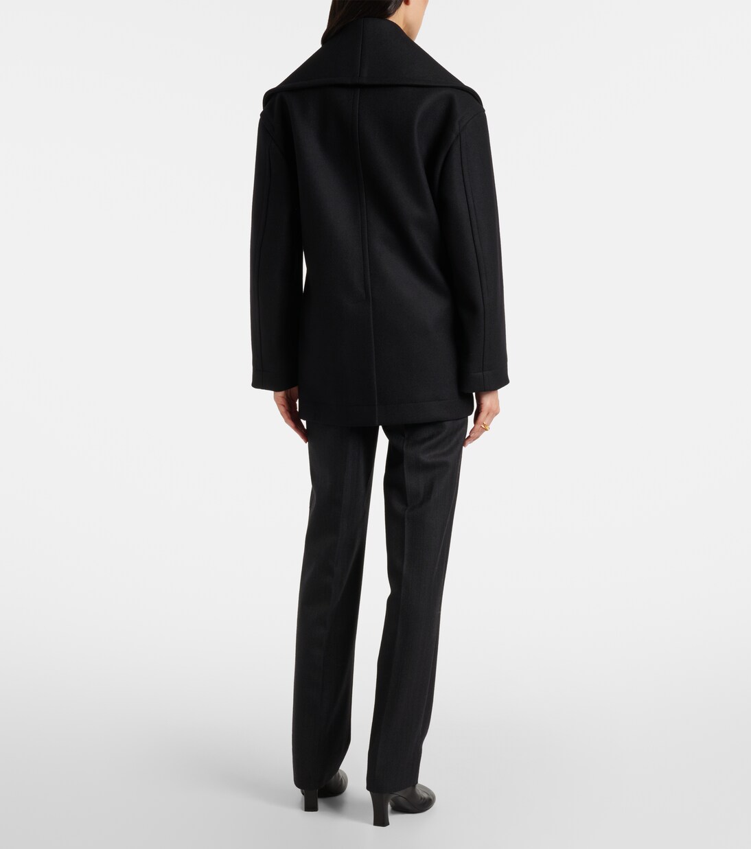 Double-breasted wool coat | Bottega Veneta